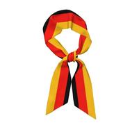 RRhgipp Bufanda de seda con diseño de bandera de Alemania para mujer, diseño de moda, color sólido, alargado, de satén, regalo para mujer