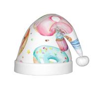 RRhgipp Cupcakes Donuts Muffins Sugar Christmas Santa Kid Hat Pack Christmas Fancy Dress Festive Headwear Christmas Accessory Gifts