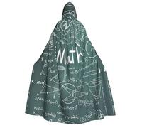 RRhgipp Formulas Shapes Theory - Capa larga con capucha para adultos, disfraz de mago de Halloween