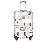 RRhgipp Funda protectora lavable para maleta, diseño de jirafa con gafas de sol y colores, White, M