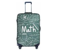 Rrhgipp Funda protectora lavable para maleta, diseño de teoría, matemáticas, lecciones de matemáticas, con forma de fórmula, funda elástica para viaje, White, XL