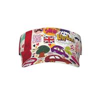 RRhgipp Gorra unisex deportiva con protección UV ajustable, para playa, piscina, golf, tenis, adulto, color negro