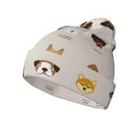 RRhgipp Gorro de raza de perro para hombre, cómodo, transpirable, suave, gorro de invierno para mujeres y hombres, regalo negro