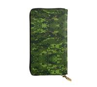 RRhgipp Green Army - Carteras de piel para mujer, diseño de camuflaje digital, con bloqueo RFID, tarjetero, teléfono, bolsa de viaje, regalos