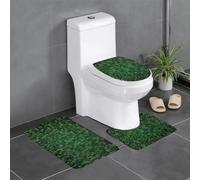 RRhgipp Hacker Era - Juego de 3 alfombrillas de baño con respaldo antideslizante, se secan rápidamente