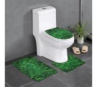 RRhgipp Hacker Era - Juego de 3 alfombrillas de baño con respaldo antideslizante, se secan rápidamente