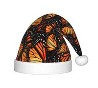 RRhgipp Heaps Of Orange Monarch Butterflies Christmas Santa Kid Hat Pack Christmas Fancy Dress Festive Headwear Christmas Accessory Gifts