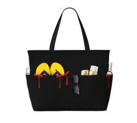 RRhgipp Karate - Bolsa de lona para hombre, bolsillo externo, bolsa de compras con cierre de cremallera superior, esencial para uso diario