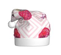 RRhgipp Paquete de sombrero de Navidad con diseño de flamenco rosa, piña, Papá Noel, para adultos, disfraz de Navidad, accesorios de Navidad