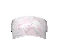RRhgipp Visera deportiva unisex con tinta abstracta rosa y gris mármol, ajustable, protección UV, para playa, piscina, golf, tenis, adulto