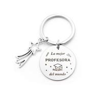 RRIGETEN Regalo Profesora Infantil,Regalos para Profesores,Regalo Profesora Primaria,Regalos Profesores,Gracias Profe,Llavero Profe