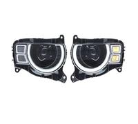 RRKBDQEL Car Faros 1 Par Faros LED para Land para Rover para Defender 90 110 2020 2021 2022 2023 2024, Luces LED Nuevas Sin Codificación Faro Principale Fari(Right Hand Drive)