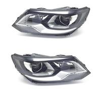 RRKBDQEL Car Faros 2 Piezas Para VW Para Tiguan 2013 2014 2015 2016 2017 Faro Delantero Parachoques Faro Conjunto Faro Delantero Lámpara Cabeza Faro Principale Fari