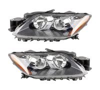RRKBDQEL Car Faros 2 Piezas por Par para Mazda para CX-7 para CX7 2007 2008 2009 2010 2011 2012 2013 2014 Parachoques Delantero Faro Delantero Lámpara Cabeza Faro Principale Fari(1Pair Halogen)
