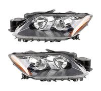RRKBDQEL Car Faros 2 Piezas Un Par para Mazda para CX-7 para CX7 2007 2008 2009 2010 2011 2012 2013 2014 Parachoques Delantero Faro Delantero Lámpara Cabeza Faro Principale Fari(1Pair Xenon)