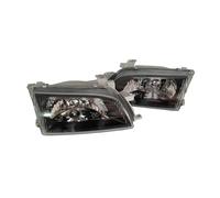 RRKBDQEL Car Faros Par Faros Delanteros para Toyota para Corona para Caldina AT190 AT191 ST190 ST191 ST195 CT196 1992 1993 1994 1995 Faro Principale Fari(Negro)