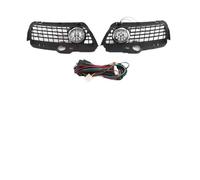 RRKBDQEL Conjunto Faros Antiniebla Para VW Para Golf 3 MK3 Para Jetta Para Cabrio 1992-1998 Luces LED Antiniebla Lámpara Cubierta Faro Parrilla Cable Accesorios