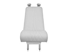 RRKBDQEL Extensión Soporte Pierna para Asiento Coche Cojín Extensor Universal Gamuza Conductor Cubierta Estera Acolchada Espuma Viscoelástica Cubre Universal