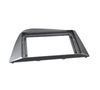 RRKBDQEL para Asiento para Leon 2005-2012 Marco Placa Frontal Radio | Kit reacondicionamiento tablero Fascia Radio estéreo, GPS, Panel DVD, reproductor CD marco, bisel 9 pulgadas