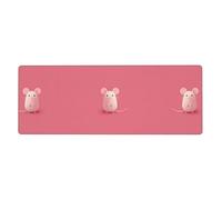 RRKDOY Alfombrilla de ratón para juegos con diseño de The Little Mouse Who Made a Mistake, tamaño XXL, grande, larga, extendida, antideslizante, de goma, bordes cosidos, alfombrilla fina de 31.5 x