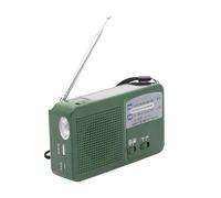 Rrlihjgu 15,7*9 Cm Radio Solar De Emergencia Con Manivela A Pilas, Radio Emergencia,Emergencias Manivela Con Alarma SOS Y Linterna Potente, Recargable Am/FM/NOAA Supervivencia De Alerta Meteorológica