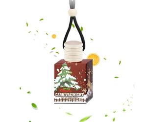 Rrlihjgu Ambientador para coche, ambientador de aire con aroma de Navidad, decoración interior de teoría aromática de larga duración, para festivas, automovilistas, espejo adelgazante