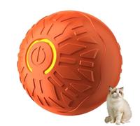 Rrlihjgu Bola Interactiva para Perros, Bola de Juguete para Perro Automático - Juguetes para Mascotas Bola Vibratoria Automática para Perros, Juguete Móvil USB para Perros, Pelota