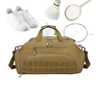 Rrlihjgu Bolsa para Gimnasio, Mochila para Fin de Semana, Impermeable Ligera 45L Capacidad Grande Tipo Bandolera con Compartimento para Zapatos para Viaje Entrenamiento Fitness Actividades al Aire