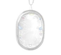 Rrlihjgu Bolsa porta peluche - Estuche transparente para muñecas de colección Charm para bolso - Organizador protector para viajes diarios, regalo niños adultos bolsa mochila Navidad, Pequeño Ángel