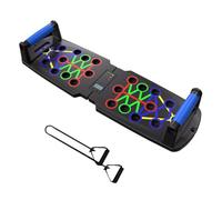 Rrlihjgu Bombas plegables, equipo de fitness, tablero de bombas antideslizante con contador automático, equipo de entrenamiento en casa para ejercicios musculares