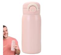 Rrlihjgu Botella de agua aislada al vacío - Tapa de salto estética - Botella de agua aislada al vacío Taza de acero inoxidable | Para estudiantes, niñas, adolescentes, adultos, escuela y camping