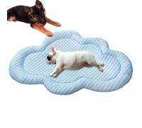 Rrlihjgu Cama de perro Enfriado, Perro Fresco Mat,Cloud Forma Cool Mat Dog Ice Feel Pad | Suministros portátiles para mascotas, Colchón de perrera Durmiendo Suave para Uso Completo