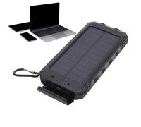 Rrlihjgu Cargador Solar Portátil - Carga Rápida,Dispositivo De Carga Rápida 20000mAh con Linterna para Viajes Hogar Y Exterior