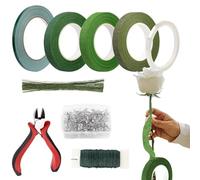 Rrlihjgu Cinta E Para Flores | Suministros Para Arreglos Florales - Juego de Herramientas y Suministros para Sobres Creativos de Tallos de Flores Artesanía Proyectos de Boda y Corsajes para