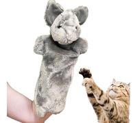 Rrlihjgu de lucha para gatos, marioneta suave para ejercicio interior, peluche interactivo para estimulación sensorial entrenamiento cerebral, enriquecimiento relajante y ejercicio interior