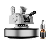 Rrlihjgu Difusor De Ambientador Para Coche,Difusor de Perfume con Energía Solar | Decoración Reutilizable para Salpicadero con Aceite de 5ml para Viajes y Vehículos para Hombre y Mujer