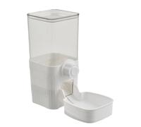 Rrlihjgu Dispensador de agua para pájaros - Dispensador de comida para periquitos para jaula - Estación de alimentación colgante para periquitos de interior pollos