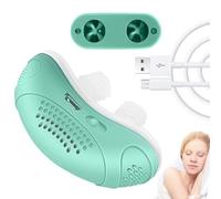 Rrlihjgu Dispositivos Antirronquidos - Dispositivo Compacto Para Dormir Sin Roncar | Aparato Eléctrico Transpirable Silencioso Portátil Para Adultos Reduce Molestias Nocturnas Mejora La