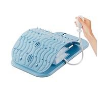 Rrlihjgu Estirador de la columna vertebral - Corrector ajustable con imán - Descompresor de columna vertebral portátil - Para entrenamiento, hombro, cuerpo, músculos, escoliosis, hogar, viajes