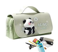 Rrlihjgu Estuche Lindo - Estuche escolar Capybara Panda para clase - Organizador de bolígrafos y marcadores para suministros escolares Oficina Aula Universidad Cumpleaños Navidad, panda, Se référer au