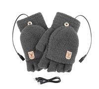 Rrlihjgu Guantes Térmicos para Trabajo | Mittens Abrigadas para Invierno - Calentamiento USB 5V para Frío en Actividades Exteriores Motonieve Reparto Senderismo