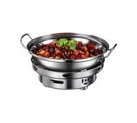 Rrlihjgu Horno De Alcohol Quemador, Quemador Ajustable Portátil de Acero Inoxidable Resistente al, Estufa de Alcohol Portátil, Para Exterior Acampada Autocaravana Picnic Caza Playa Viajes Hogar