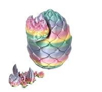 Rrlihjgu Huevo de Dragón Misterio,Huevo de Dragón de - Juguetes de Oficina del Huevo del Dragón impreso en - Juguetes articulados de Dragón en el interior de un cumpleaños de