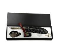 Rrlihjgu Juego de Pluma para Escribir,Papelería Vintage | Plumas De Remojo Retro,Para Principiantes, Escritores,