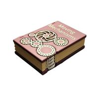 Rrlihjgu - Libro Fidget | Juguete de engranajes giratorios de impresión 3D - Libros de actividades de aprendizaje Steampunk para niños Estudiantes en casa de infantes de interior al aire libre