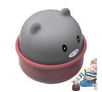 Rrlihjgu Los Animales disparan hacia atrás el Coche, Tirar hacia atrás del Coche de Juguetes | Juguetes de Polvo de propulsión de fricción y a la fricción,Cartoon Press Go Vehicles Game for