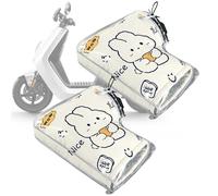 Rrlihjgu Manoplas Para Manubrio De Motocicleta - Guantes Protectores Cálidos Con Diseño Animado,Manguitos Para Ciclismo Resistentes Al Agua | Para Motociclismo En Invierno Ciclismo En Carretera Ebikes