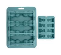 Rrlihjgu Moldes de Hielo para Cócteles, Bandeja de Bloques de Hielo con Forma de Gato, Bandejas Flexibles 8 Cavidades 3D Para Hielo Coctelería Comidas Café Hogar Reuniones Ocasiones Especiales
