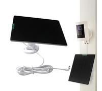 Rrlihjgu Panel De Carga Solar - Panel de Carga Solar 50W para Cámaras de Seguridad | Batería Externa Duradera Generador Ligero Para Uso Doméstico En Piso