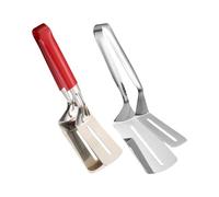 Rrlihjgu Pinza de Parrilla para Barbacoa | Paleta Antiadherente Resistente | Pinzas Espátula para Voltear, Cocinar y Servir Alimentos,Para Pan Pescado Carne Hamburguesa Pizza BBQ